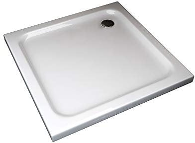 Piatto Doccia in Abs Acrilico Rinforzato Con Fibre Di Vetro e Resina Poliestere (80x80 quadrato)