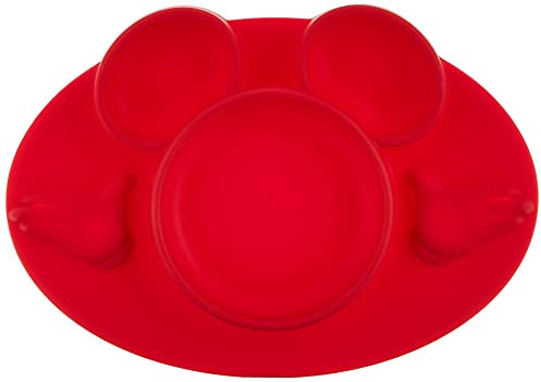 The First Years Disney Mickey Mouse - Mantel individual de silicona, color rojo
