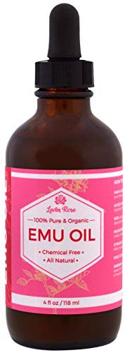Leven Rose, 100% Pure & Organic Emu Oil, 4 fl oz (118 ml)