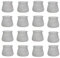 16 Pcs Silicone Chair Leg Caps Floor Protector Round Square Furniture Feet Covers