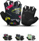 KONVINIT Fahrradhandschuhe Kinder,Hablfinger MTB Handschuhe,Sommer Radhandschuhe für Jungen und Mädchen 1 2 3 4 5 6 7 8 9 10 Jahre,für Mountainbike,BMX,Roller,Laufrad,Radfahren,Rennrad,XS