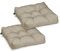 CLASSIC ACCESSORIES Wasserabweisendes, quadratisches Terrassensitzkissen, 48,3 x 48,3 x 12,7 cm, Khaki, Outdoor-Sitzkissen
