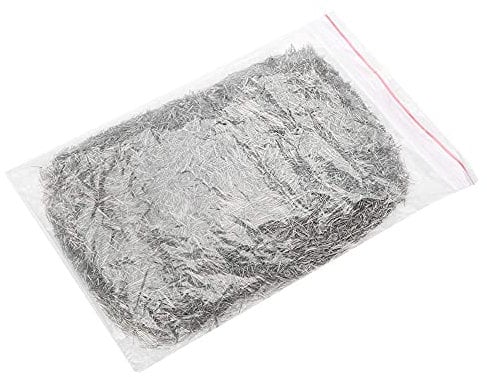 Goupilles de Polissage, 1 x Pack de Goupille de Polissage 0.5mm × 5mm 250g Épingles de Finition en Acier Inoxydable pour épingles de Polissage Magnétiques pour Tumbler Polisseur (0.5 × 5mm 250g)