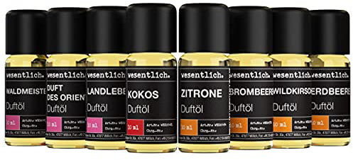 inspiriert - ein Set aus 8 ausgewählten Duftölen von wesentlich. - für Duftlampe und Diffuser 8x10ml