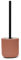 Douceur d'Intérieur, Brosse WC (Diamètre 11.4 x 38 cm) Mambo Terracotta, Grès Soft Touch