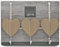 FabFinds Overdoor Hook Heart Shaped Wooden Effect Hanger Hook for Coat Towel Bath Robe