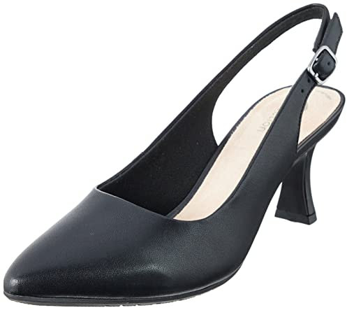 Clarks Women's Kataleyna Step Pump, Black (Black Leather), 7 UK