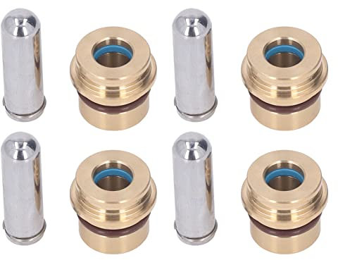 Maniglia Joystick, 4PCS Maniglia Joystick Pulsante Testa Gomma Sigillante Pulsante Asta di Spinta in Metallo per Sany 60 Escavatore