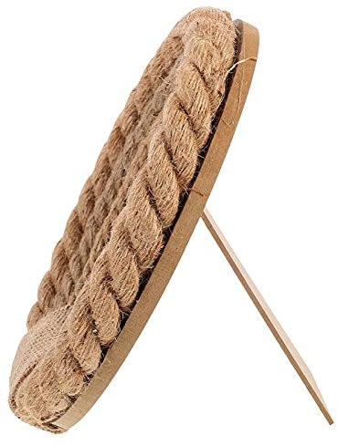 RENJIELI Bilderrahmen Hanfseil Rustikale Fotoanzeige Tischplatte Distressed Farmhouse Rahmen für Tisch Schreibtischplatte Display und Wandmontage 6 Zoll Little Surprise