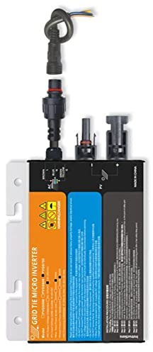 Solar Micro Inverter 350W Solar Grid Tie Inverter PV Eingang DC18-60V-AC220V Ausgang MPPT Reiner Sinus-Wechselrichter Grid Tie Mikro-Wechselrichter Wasserdichter Kleine Solaranlage für Solarpanel