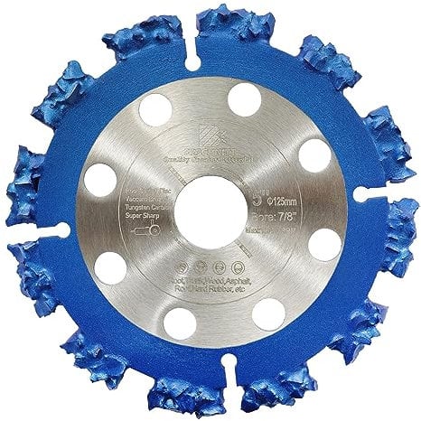Multi Sägeblatt Trennscheibe 125mm- BRSCHNITT Hartmetall Trennscheibe Laube 22.23/15.875MM für Stämme, wurzeln, holz, feste gummi, kunststoff