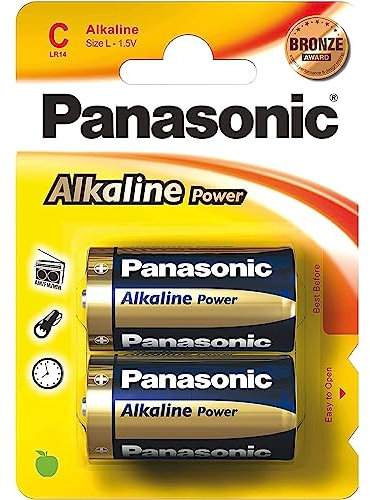AMK® 2x C 1.5 Volt Alkaline Power Batteries LR14 Lasting Energy Cell Battery