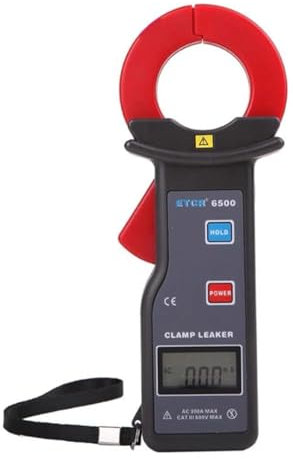 QDTimes 0.01mA-300.0A Leakage Clamp Meter digital High Accuracy Clamp Leaker Meter High Accuracy Clamp Leaker Ac Leakage Current Measurement (ETCR6500)