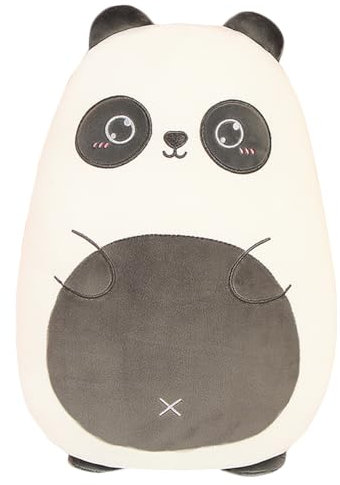 Kekeso Dinosaurier-Plüsch-Umarmungskissen Niedliches Stofftier Plüschtier Dekokissen Weiches Cartoon-Plüsch-Schlafkissen für Kinder (Panda, 45cm/17.71in)