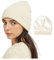 Hat Hut Unisex Slouch Beanie Satin Gefütterte Wintermütze Strickmütze für Haar, Warme Satin Lined Beanie Mütze für Damen Herren (DE/NL/SE/PL, Alphanumerisch, Einheitsgröße, A1-Beige)