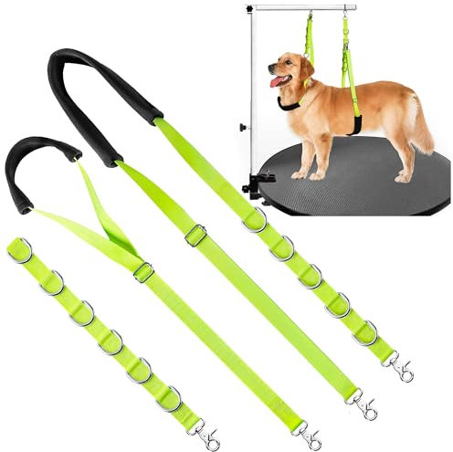 Bauchgurt für Hundepflege – Hundepflegeschlaufen für Tischarmverlängerung mit Klemm-Verlängerungsschlaufe, Baden-Fessel, kein Sitzen, Haunch-Halter für kleine und mittelgroße Hunde