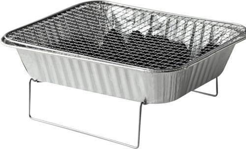 NOALED Griglia per Barbecue Portatile USA e Getta, fornello per Barbecue da Picnic all'aperto per la casa con Carbone