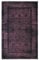 TESSO LIVING Moderner Vintage Boho Teppich Laufer - Bordeaux Rot 80 x 150 cm - Maschinenwaschbar und rutschfest Kurzflor Teppich - bringt Wärme in Wohnzimmer und Schlafzimmer