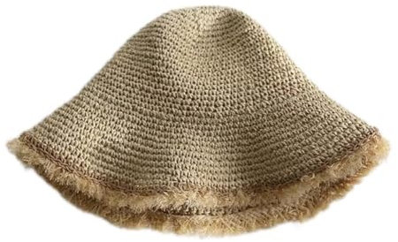 WAGXIyU Straw Hat Visor Beach Hat Women's Visor Foldable Summer Sun Hat Travel