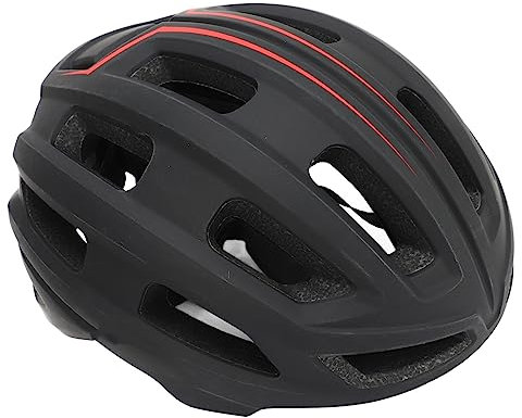 Yctze Casque de Vélo, 61-65 Cm Réglable Respirant Léger Adultes Casque de Vélo Casque de Vélo avec 21 Aérations pour Hommes Femmes (Black), Yctzezneih6mq02-11