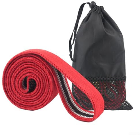 Spannband für Körperformung, Yoga Sport Widerstandsbänder (Rot 6,8-13,6 kg)