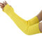 Blausky 1 Paar Winter Gestrickte Handschuhe,Wärmer Handstulpen,Lange Fingerlose Handschuhe,Armwärmer Stulpen,Fingerlose Armstulpen,Handwärmer Stulpen,Dehnbare Häkelhandschuh,Strick Gloves,Gelb