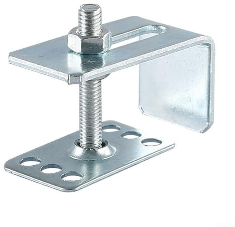 Kit de fijación para fregadero con clips de soporte, construcción robusta, fácil instalación, evita movimientos y daños (modelo universal)