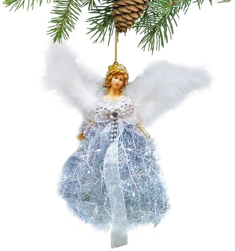 Weihnachtsengel-Anhänger - Weihnachtsengel-Baumspitze, Weihnachtsengel | Hängende Engel-Christbaumschmuck, Engel-Anhänger, weihnachtliche hängende Puppendekorationen die Weihnachtsbaum-Feiertagsparty