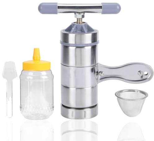Manual Honey Press Extractor, Stainless Steel Beeswax Presser for Honey