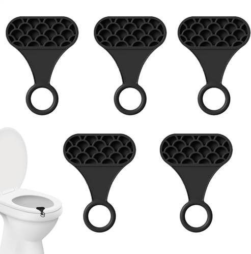 WC-Sitz-Halter-Clip, WC-Sitz-Heber, selbstklebender Toilettensitz-Deckelheber, vermeiden Sie das Berühren des WC-Deckel-Hebegriffs, für Zuhause, Büros, öffentliche Orte