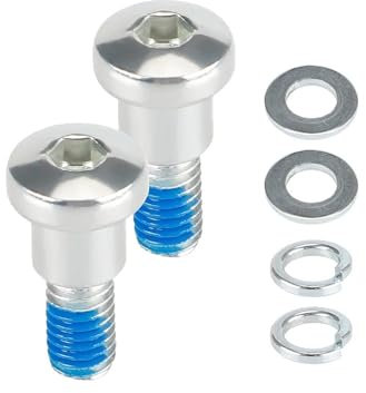 BWBVHRHZY Vis for Boulon Fixe for Roue arrière de Scooter électrique, 1 Paire, en métal adapté for Xiaomi M365/Pro, 21,7x11,7mm, Accessoires de pièces de Scooter durs et durables