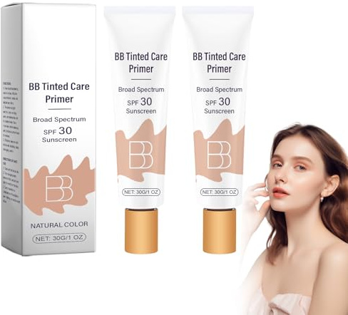 Schützende BB Cream Mit Spf 30 – Leichte Deckkraft, Langanhaltende Feuchtigkeit & Mattierender Finish | Tönende Tagescreme Mit Sonnenschutz, Concealer-Effekt & Pflegender Formel (Natürlich)
