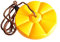 OFFIGAM Bright Color Disc Swing Seat for Boy Girl Non- Outdoor Climbing Toy with Rope Fun Activity for Backyard and Porch Playtime
