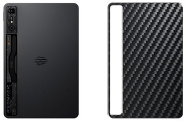 Genérico 2 Piezas Protector de pantalla Posterior, compatible con REDMAGIC Nova Pad 10.9 Tablet, Negro Película de Trasera Espalda Piel