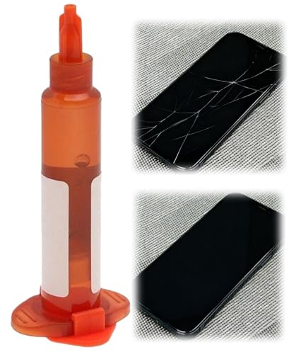 Fix Cracked Cell Phone Screen Glue,Glass Repair Glue,Liquid Optical Clear Adhesive Glue,Portable G/lass Crack Repair Liquid,Traceless Repair Phone Screen Glue,G/lass Fluid for Phone Screen