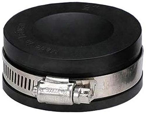 AquaForte PVC Elastomer, flexible Endkappe, Ø 90 mm/ 3 (Klemmbereich 90-82 mm), enorm flexibel!