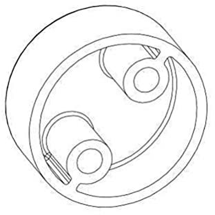 Schneider XCSZCR Nichtmagnetischer Abstandshalter für XCSDMR-Cod. Magnet-Sicherh.sch.