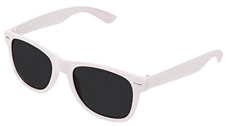 retroUV® Klassische Brillen 80er Jahre Retro Große Horn Umrandeten Sonnenbrille Stil