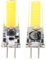 GRV GY6.35 2508 COB 4W DC12~24 V armario LED silicona lámpara colgante de cristal 35W halógena Bombilla de la pista, Cool White, Pack de 2