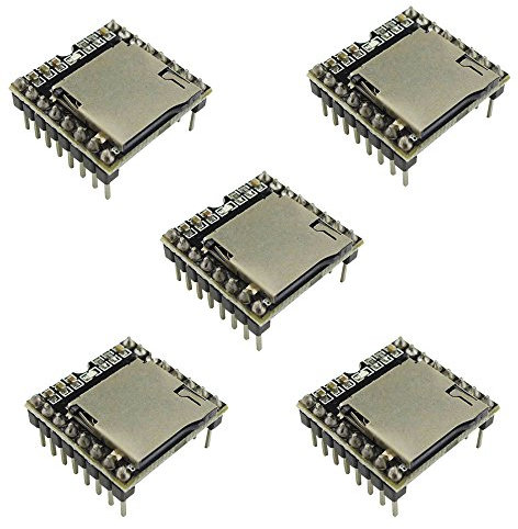 Aihasd 5PCS Mini MP3 Player Speaker Module With Simplified Output for Arduino