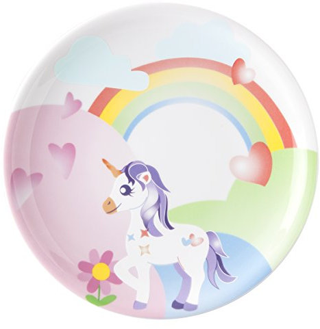 Seltmann Weiden 001.741858 Compact Mein kleines Einhorn Speiseteller Rund, Porzellan, Bunt