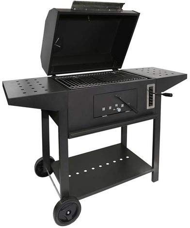 Barbecue Artigianale Tipo Pesante 127x70cm TESEO con Coperchio Artigianferro Made in Italy
