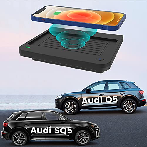 Chargeur de voiture sans fil pour Audi Q5 SQ5 2020 2019 2018 2020 - Accessoire pour console centrale sans fil