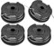 MUFUSHAN 4Pcs Replacement Strimmer Spool Line, F016800351 Replacement Spool,Standard Double Autofeed Spools Compatible for Bosch Art 24 27 30 30-36 LI Grass Trimmer