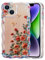 EYZUTAK Hülle für iPhone 13,Retro Rose Blume Handyhülle mit Laser Strahl Glänzendes Lockige Wellenform TPU Case Stilvolle Langlebig Stoßfeste Schutzhülle für Mädchen Frauen Telefon Abdeckung-Beige