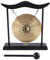 BOFRHME Gong de Bureau - Feng Shui Gong en Laiton Ornement de Bureau avec Support et maillet, décoration de Maison Chinoise délicate, Facile à Utiliser, Signe du Zodiaque Chinois