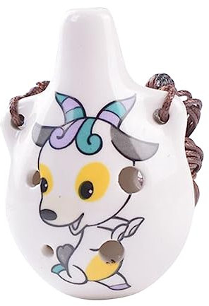 Amosfun 2stücke Ocarina Mit Tierdesign Tragbares Musikinstrument Für Anfänger Und Profis Ergonomisch Gestaltet Für Komfortables Spielen Als Dekoration Oder Schaf-Muster