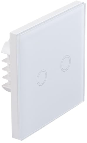 LightLogic interrupteur tactile – Interrupteur double – Blanc