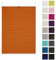 Rettika® Plissee mit Bohren, Breite: 70 cm, Höhe: 200 cm, Orange, Fensterrollo Sonnenschutz, Plisseerollo innen, Rollo für Fenster mit Bohren