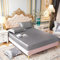 JIANINGHOME Satin Spannbettlaken 180x220,Sommer Seidenmatte Spannbetttücher All-Inclusive rutschfeste Kissenbezug Matratzenschutz Tagesdecke Bettdecke